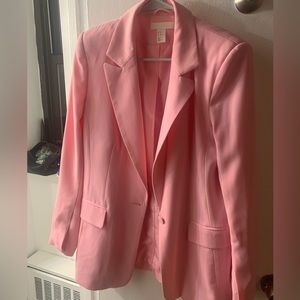 H&M Pink Blazer Size 10